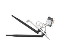 Bewinner PCIe WiFi Adapter Card Dual Band 5G Network Card 867Mbps for System PC, Plug and Play WiFi Adapter for Desktop Network, 2 Antenna Wireless (Undetachable Antenna)