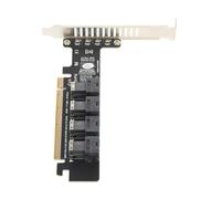 Bewinner PCIE X16 to 4 Port U.2 Adapter Card, PCIE X16 to U.2 NVME SFF 8643 SFF 8639 PCIE Split Expansion Card, Supports Pcie 4.0, Supports 2U Chassis, High Speed Lossless Transmission