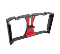 Bewinner Phone Video Cage Ergonomic Handheld Grip Rig for Video Recording, Telescopic Phone Clamp Design Ideal for Live Streaming, Made From Premium ABS Material