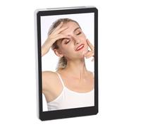 Bewinner Phone Vlog Selfie Monitor Screen, 4.5 Inch 2.4G WiFi Magnetic Back Camera, Wireless Connection, Phone Rear Camera Selfie Monitor with 1500mAh Battery Remote for Vlog Live Stream (Silver)