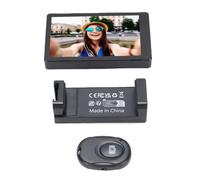 Bewinner Phone Vlog Selfie Monitor Screen,Clip Mount Phone Rear Camera Display, WiFi BT Remote, 4K Back Camera Monitor for Vlog Live Stream TikTok
