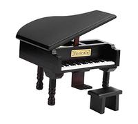 Bewinner Piano Music Box, Clockwork Music Box Classic Grand Piano Shape Design Quality Movement Fine Workmanship and Elegant Good Gift for Friends