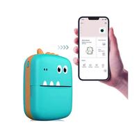 Bewinner Pocket Inkless Thermal Printer, 200DPI Bluetooth Sticker Maker Machine, Rechargeable Wireless Bluetooth Printer for Photo,Journal,Memo,Travel