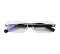 Bewinner Polarized Smart Glasses with Real Time AI Translation 100+ Languages, Music Listening, Blue Light Blocking, AI Smart Glasses for Travel Social Daily (Black)