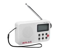 Bewinner Portable AM FM Shortwave Radio with Digital Tuner, Backlit LCD Display, 5W Speaker Earphone Jack, Dual Power Supply for Home, Travel, Emergency Use