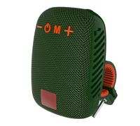 Bewinner Portable Bluetooth Speaker for Bike, IPX5 Waterproof Outdoor Speaker, 3h Play Time, Wireless Speaker with Loud Sound for Riding, Hiking and Camping (Dark green)