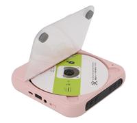 Bewinner Portable CD Player with Bluetooth 5.3, Rechargeable Music Player with Earphones, USB AUX Input, Supports CD R RW MP3 WMA, Lightweight for Home Car Travel