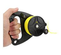 Bewinner Portable Diving Handle Reel, 46m / 150.9ft Scuba Dive Reel Kayak Anchor with Thumb Stopper, for Underwater Scuba Diving Divers Water Sports(Black wheel)