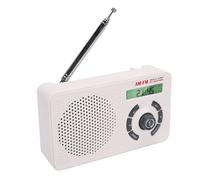 Bewinner Portable FM/AM/SW Radio | Dual Antenna Reception, 3.5mm Headphone Jack & Power Failure Memory, Compact Design for Travel, Exercise & Language Learning