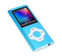 Bewinner Portable MP3 Player with Bluetooth 5.3 and 1.8 Inch Screen, 32GB HiFi Music Player for Outdoor Sports and Commuting (Blue)