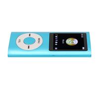 Bewinner Portable MP3 Player with Bluetooth, Lossless Sound 1.8 Inch LCD Screen, 64GB Expandable Mini Music Player, Aluminum Alloy, Long Battery Life 8H, Support TF Card, Ideal for Sports (Blue)