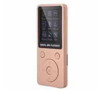 Bewinner Portable MP4 Music Player, 1.8 Inch Mini Digital Music Player Support 32GB TF Card, MP3 AMV Video with Headphone, Long Standby 8H, Radio, Recording, E-Book, Black (Rose Gold)