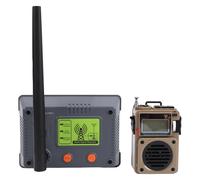 Bewinner Portable Multi Band Radio with Signal Booster FM MW SW WB Receiver APP Control Bluetooth Speaker 297 Presets TF Card Playback 3W High Volume Portable Music Player with Repeater (701 New