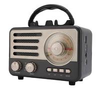 Bewinner Portable Radio AM FM SW, Bluetooth Speaker Vintage Radios with Speaker, Small Rechargeable Portable Radio, Support AUX MP3 Player, Suitable for Indoor Outdoor
