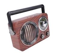 Bewinner Portable Radio AM FM SW, Retro Bluetooth Speaker Vintage Radio with Telescopic Antenna, USB Playback, Rechargeable Broadcast Radios for Home Office Outdoor