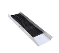 Bewinner Portable Sluice Box for Gold Mining, Aluminum Alloy with Rubber Mat, Large Panning Area for River, Cr redging Prospecting