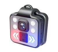 Bewinner Portable Sports Camera, Wearable Camera, 1080P HD Body Camera with 5.5 Hours Continuous Recording, 200 lm Adjustable LED Light for Driving, Home, Office, Travel,