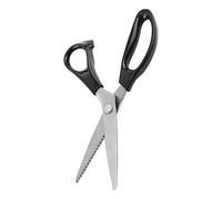 Bewinner Professional Pinking Shears Scissors, Edge Fabric Decorative Shears with 3/4/5/7mm Teeth, 23cm Stainless Steel Blades for Dressmaking, Leather & Crafts (4mm)