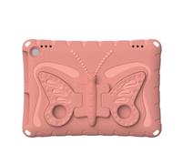 Bewinner Protective Case for Tablets Shockproof Rotating Handle Stand Function for Learning, Video Calls EVA Foam Black (Light Orange)