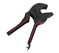 Bewinner PVC Pipe Cutter Efficient Heavy Duty Ratchet Tool for Plumbing Pipes, SK5 Vane/Wing Cut Up to 63mm for PPR PE PEX Plastic Hoses, Aluminum Alloy