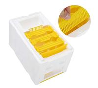 Bewinner Queen Bee Mating Box, Foam Breeding & Rearing Copulation Box with Anti-Escape Door & Feeding, Mini Lightweight Beekeeping Equipment for Garden Pollination