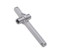 Bewinner Radiator Bleed Key Handle, Square Hole Radiator Air Vent Key for 5x5mm Valves, Thickened Alloy Steel with Extended Grip, & Imperial Sizes