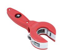 Bewinner Ratcheting Tubing Cutter, Tubing Cutter 1/4in to 7/8in, 2 in 1 Close Quarters Tube Compact Cutter, Ratcheting PVC Cutter for Cutting PVC, Plastic Hoses, Ratcheting Tube Cutter (Red)
