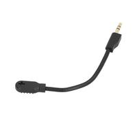 Bewinner Replacement Game Mic with Foam Cover, 3.5mm Jack Noise Cancelling Detachable Microphone Boom for Wireless Gaming Headset, Gold Plated Plug, Bendable Arm, Omnidirectional
