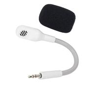 Bewinner Replacement Microphone for Barracuda X, Detachable Gaming Boom Mic with Clear Sound and Noise Cancellation, Flexible and High Sensitivity, Backup Parts (White)