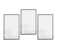 Bewinner Replacement Top Screen Frame Lens Cover for New 3DS XL, Wear Proof Resin Material, Suitable for Home Gamers (Blue)