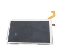 Bewinner Replacement Top Upper LCD Screen Display for 3DS XL System - Black Silver Original Standard Parts for Cracked Dead Pixels Repair
