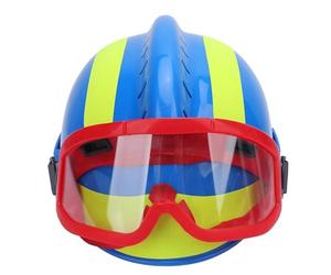 Bewinner Rescue Helmet Work At Height Safety Hard, Slotted Ventilated PC - Adjustable, 360° Reflective, for Emergency Earthquake Fire Search Rescue (Blue)
