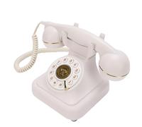 Bewinner Retro Bluetooth Landline Phone with Handset Speakerphone, USB Rechargeable Cordless Desk Phone for Home, Android IOS Compatible, Multi Functional Calling