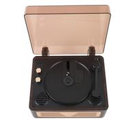 Bewinner Retro CD Player with Bluetooth 5.0, Portable Rechargeable CD Music Player, HiFi Stereo Sound Built-in Speakers, for Language Learning Bedtime Stories Early Education (Brown)