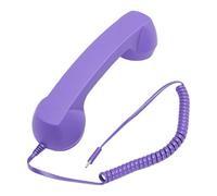 Bewinner Retro Phone Handset, Type C Wired Phone Handset Receiver with Noise Cancelling Microphone, Plug In Handheld Telephone for Smartphones Tablets and Laptops, Ergonomic Call Handle