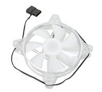 Bewinner RGB Case Fan, 120mm LED 7 Blades Chassis Cooling Fan for Desktop Host, Low Noise PC Case Cooling Fan for Computer Case, Simple Installation