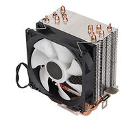 Bewinner RGB CPU Air Cooler, CPU Cooler Direct Contact Technology Precise Airflow Low Noise Excellent Heat Dissipation Six Tubes RGB 3pin CPU Fan Widely Compatible (single fan)