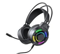 Bewinner RGB Gaming Headset | 50mm Drivers with 7.1 Surround Sound, Lightweight & Breathable Design, Customizable RGB Lighting for PC & Laptop, USB Wired Connection