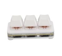 Bewinner RGB Mechanical Keyboard, 3 Key Mini Keypad USB Custom Programmable Keyboard with Red Switch for Office Work, Plug and Play, Compact Design, Type C Wired Connection, Portable with