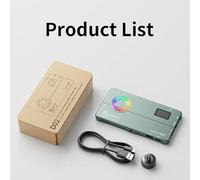 Bewinner RGB Video Light 10W Portable LED Fill Light Panel 2500K-9000K Dimmable 20 Scene Lighting Effects Built-in Battery for Product Photography