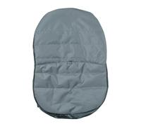 Bewinner Riding Lawn Mower Seat Cover, 600D Oxford Fabric Tractor Seat Protector with 4 Pockets, Weatherproof Sunproof for 12.4-14.1 Inch Backrest, No Armrest (Gray)