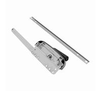 Bewinner Right Hand Zinc Alloy Split Arm Operator for Casement Window - Black Replacement Window Crank, Durable Casement Operator, Easy Installation, Adjustable Opening