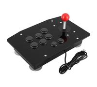 Bewinner Rocker Game Joystick 8-Button Fight Stick Controller for PC, USB Game Controller with 3D Card Buttons, Large Suction Cup Base for Classic