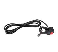 Bewinner Rocker Switch for 22.5mm Handlebar, Universal On/Off Lamp Control | Electric Bike Accessory, Scooter Parts, Handlebar Mounted Toggle, Headlamp Controller, 1.5m Cable Length, 22.5mm Diameter Fit