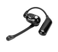 Bewinner Rotatable Earhook Over Ear Earphone for Work Driving Outdoor Use, Bluetooth 6.3 Wireless Earbud with Detachable Mic, Noise Cancellation, 25H Talk Time