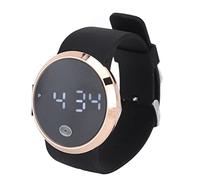 Bewinner Round Touch Screen LED Watch for Men Women - Stylish Digital Casual Sports Watch Adjustable Rainproof Couple for Leisure Business Parties Black
