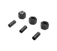 Bewinner Router Chuck Kit, 6 Pcs Collet Nut Set, 1/2in 1/4in 12mm Conversion Sleeves & Adapters for DW618 MRC23EVSK 1617EVS Routers, Replacement Collet for 12.7mm to 8mm 6mm
