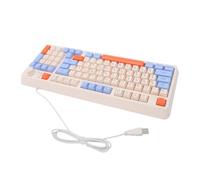 Bewinner Russian Gaming Keyboard, 94 Key Mechanical Wired Keyboard with Rgb