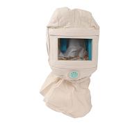 Bewinner Sand Blasting Hood, Anti Wind Dust Face Shield with Detachable Breathing Valve for Sanding and Polishing Work