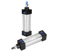 Bewinner Sc32 Standard Pneumatic Air Cylinder Double Acting Sc32x125 | 32mm, Aluminum, Action Type, Pneumatic Components, Reliable, Sturdy, Versatile, Practical, Convenient